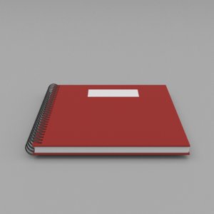 3D binded notebook abc
