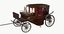 old wooden carriage 3D model