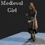medieval girl 3D model