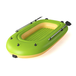3D inflatable boat model