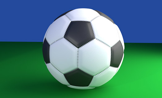 soccer football 3D model