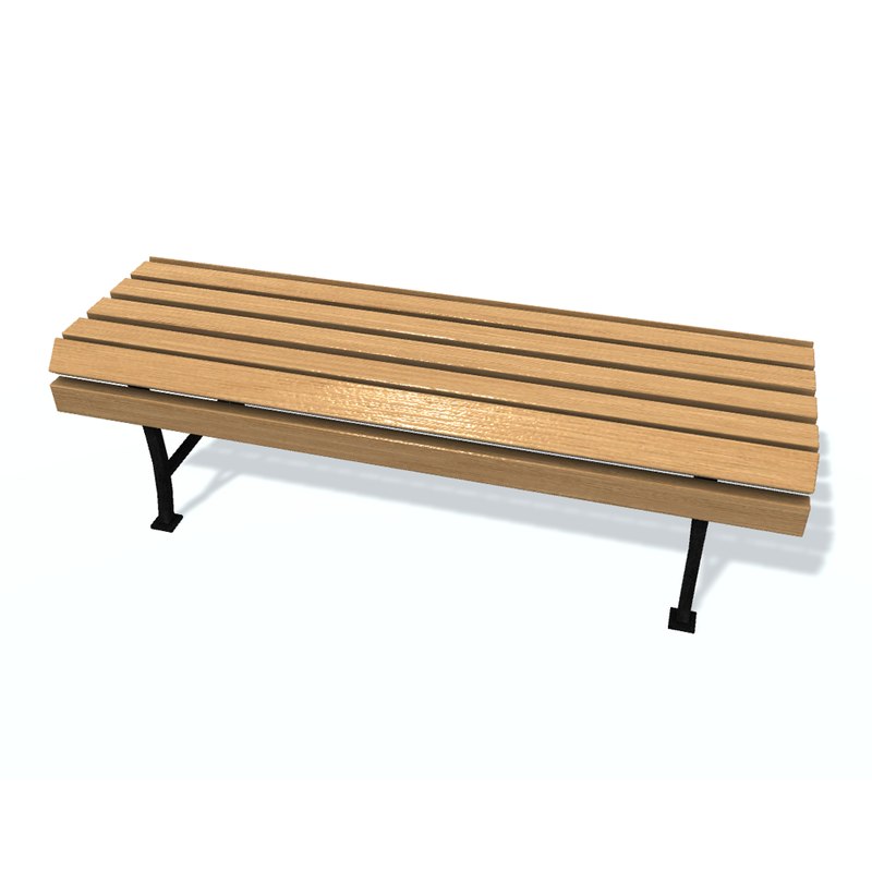 Free Usual Bench B 3D Model - TurboSquid 1214176