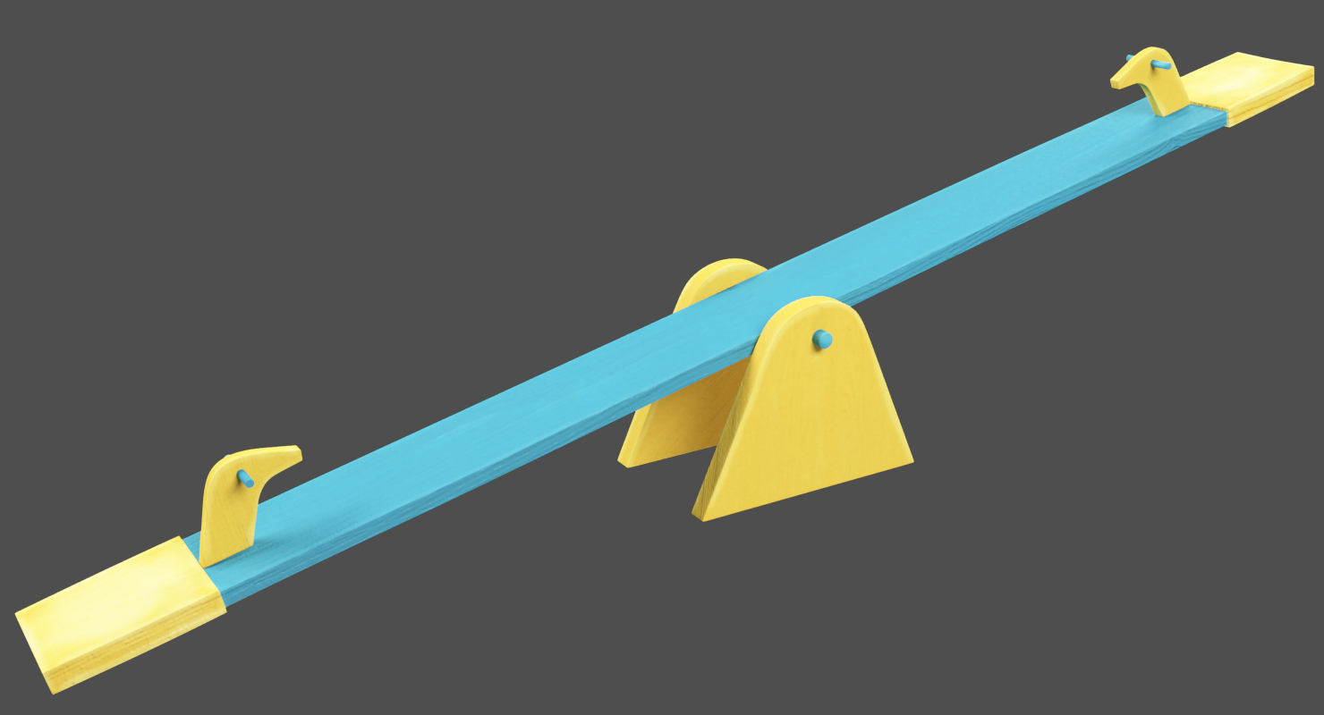跷跷板3d模型