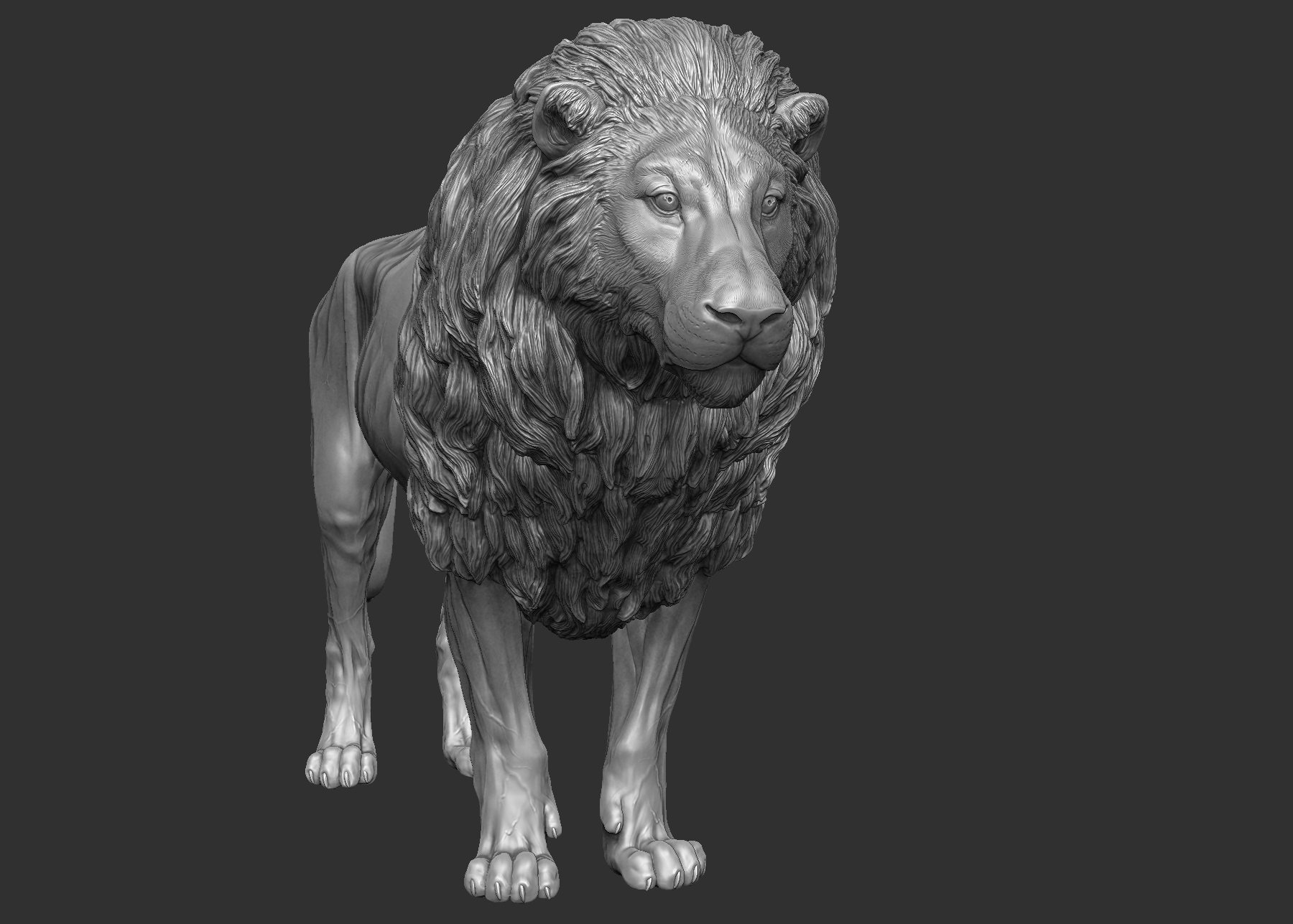 Lion zbrush 3D model - TurboSquid 1214215