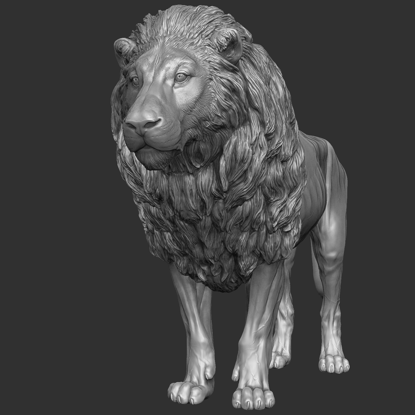 Lion zbrush 3D model - TurboSquid 1214215