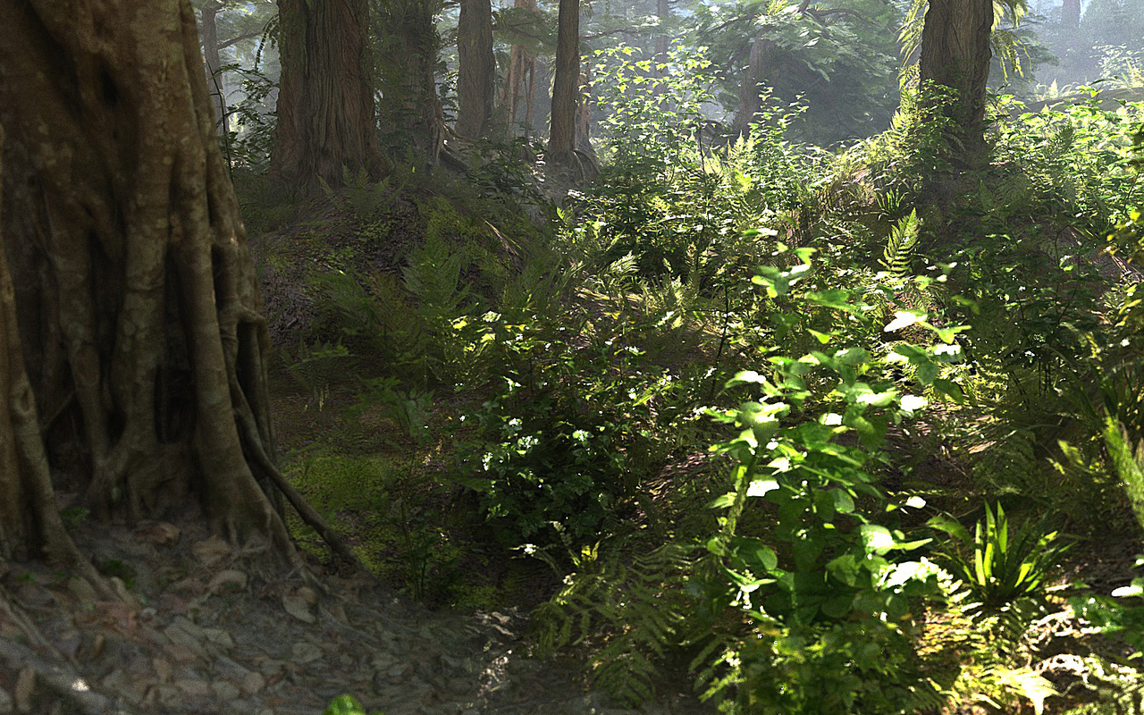 Forest 3d джунгли