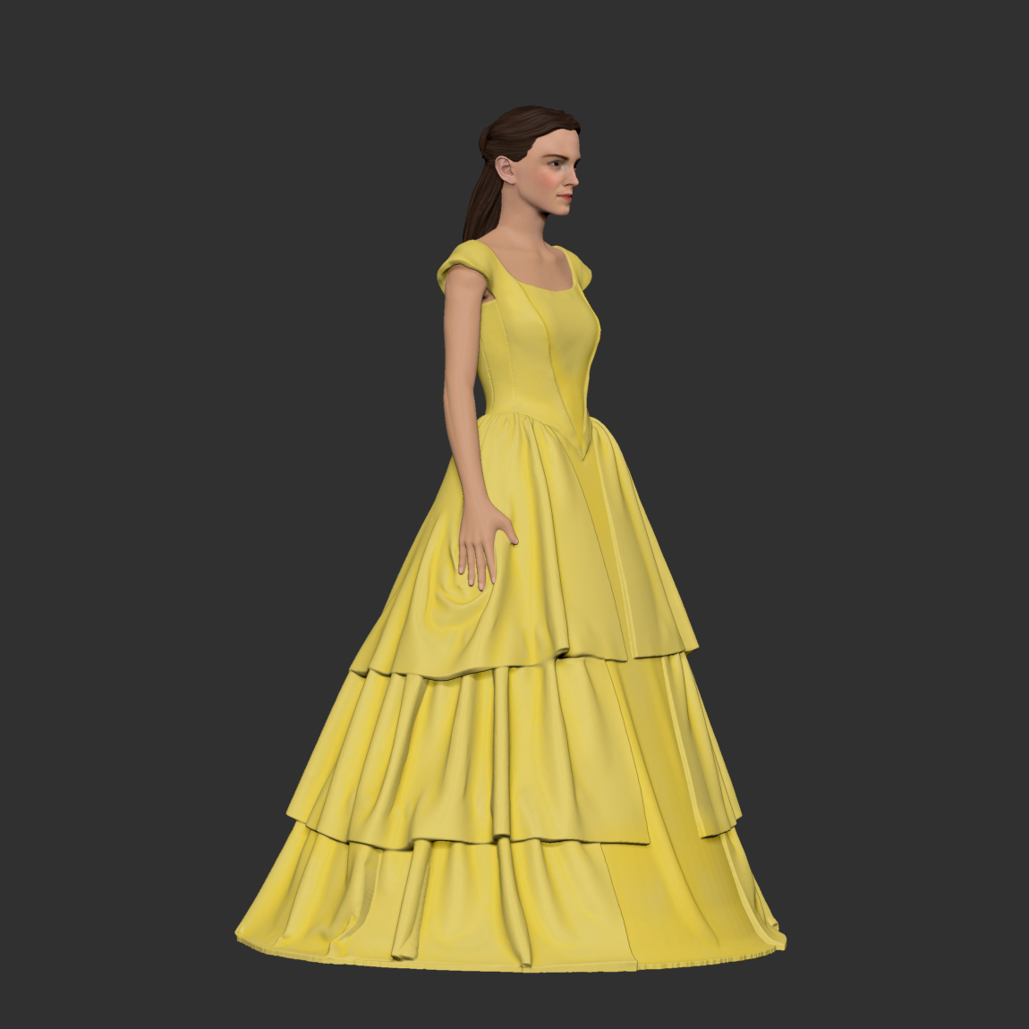 Girl dress 3D model TurboSquid 1214540