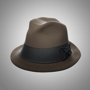 3D hat gangster model
