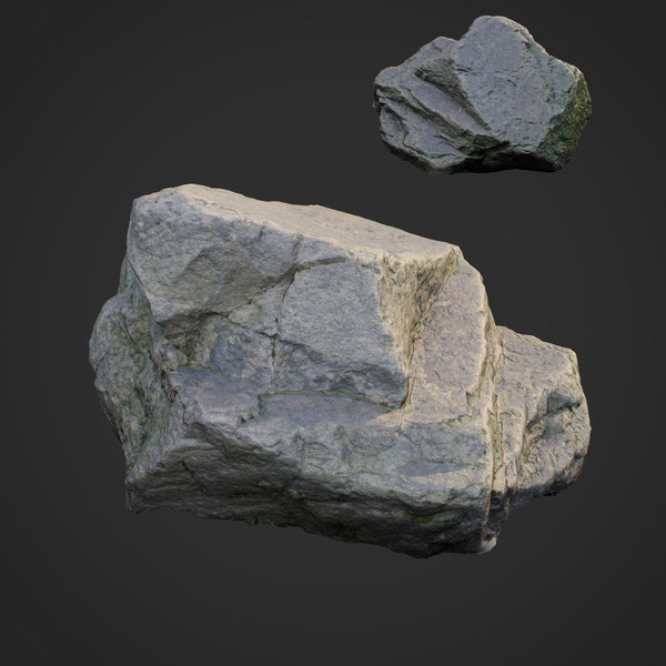 scanned nature stone 021 3D model