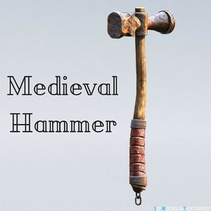 3D medieval hammer