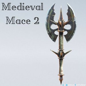 medieval mace 3D model