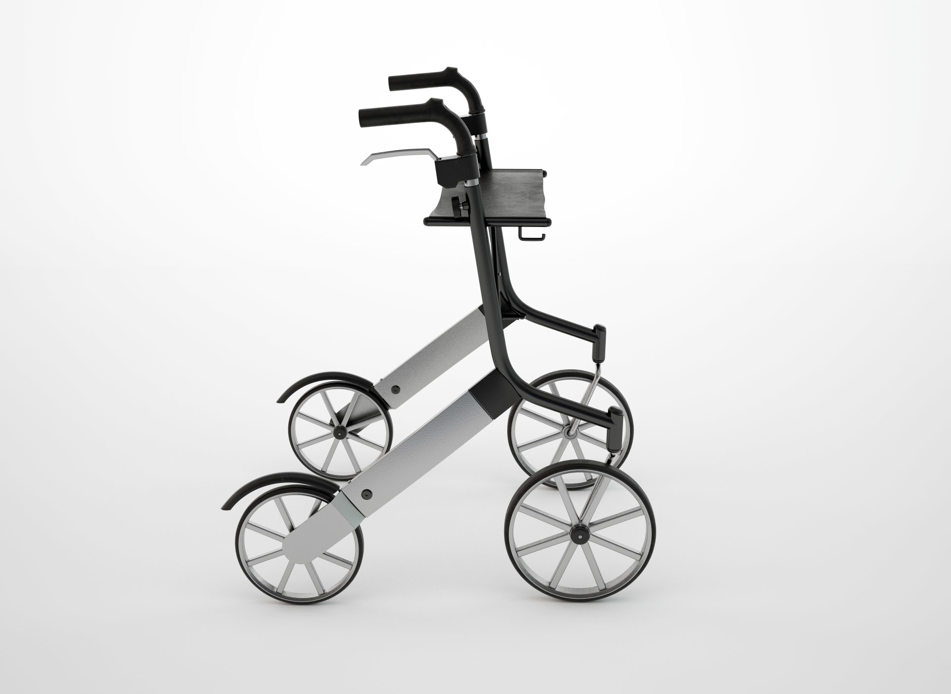 Walker rollator 3D model - TurboSquid 1215027