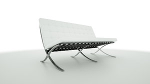 3D barcelona sofa