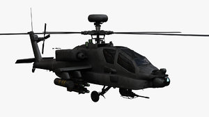 3D model boeing ah-64d apache longbow