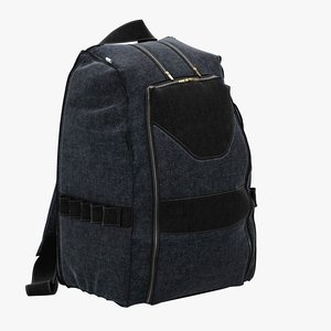 3D backpack model