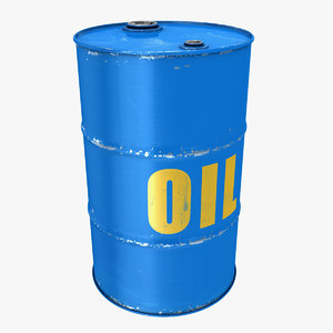 3D oil barrel model