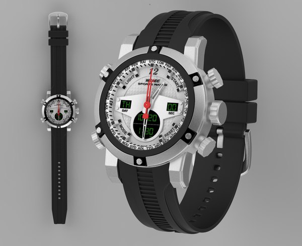 3D sport watch weide model