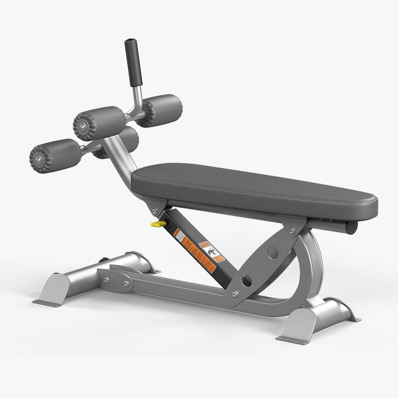 3D adjustable ab bench hoist TurboSquid 1215715