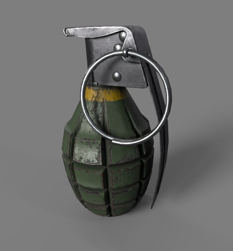 3D grenade model - TurboSquid 1215859