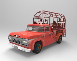 3D model old truck