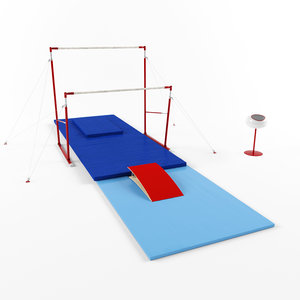 3d model artistic gymnastic floor