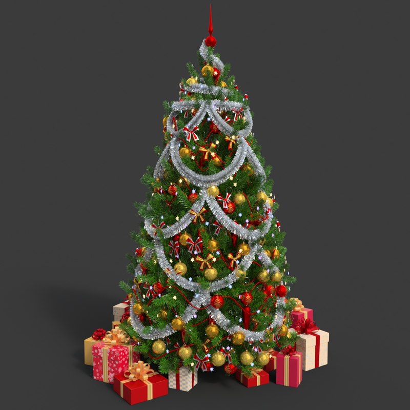 Download Christmas tree 3D model - TurboSquid 1215969