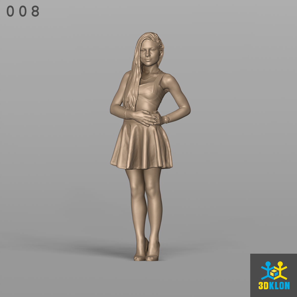 Scan female girl 3D model TurboSquid 1216174