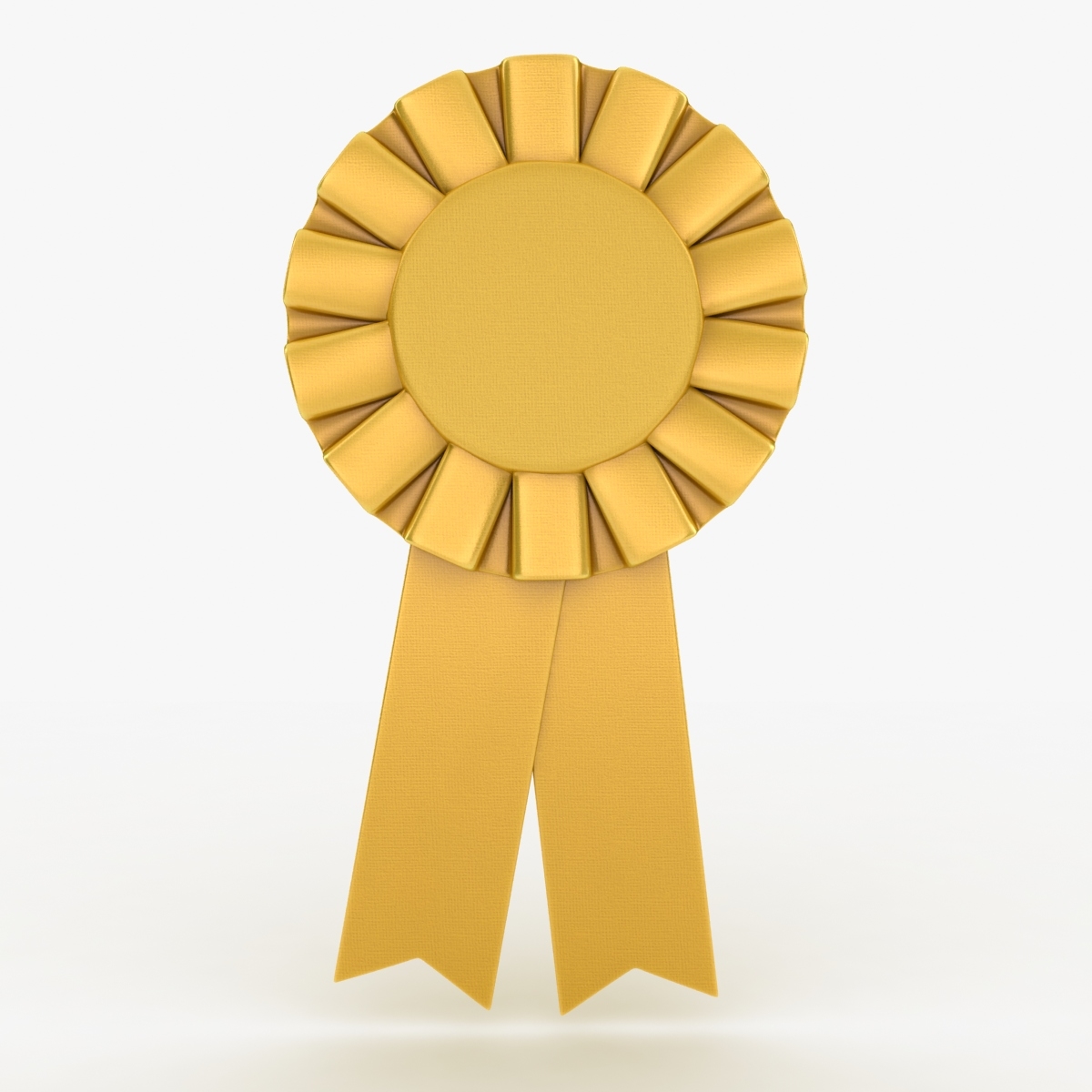 Realistic award ribbon gold model - TurboSquid 1216189