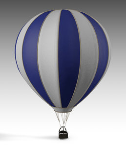 3D air balloon hot model