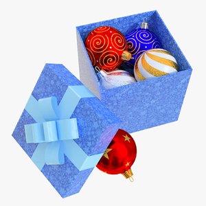 3D christmas box