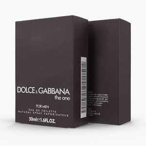 3D perfume box dolce gabbana