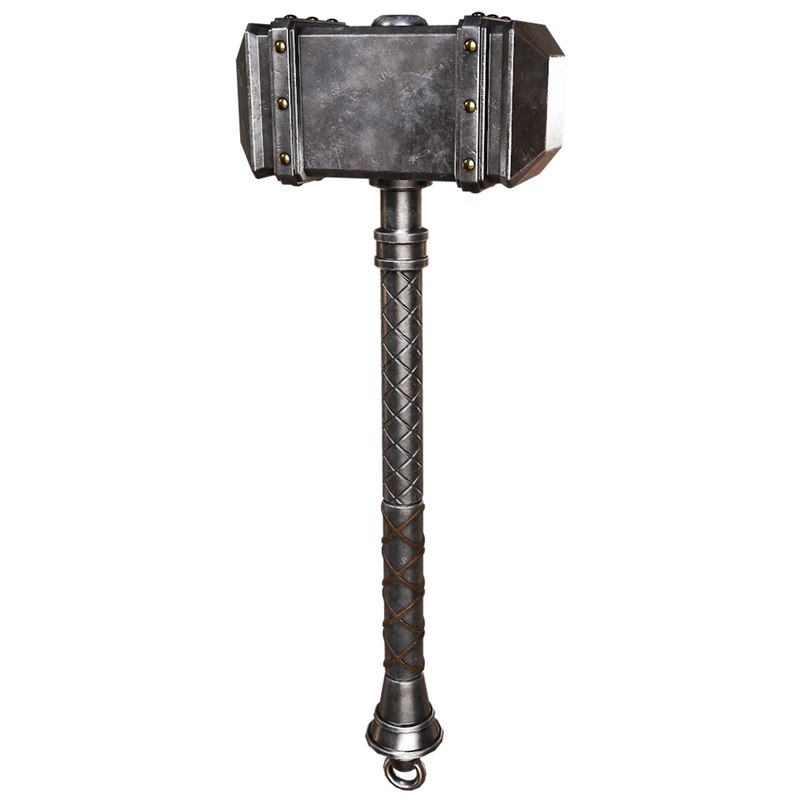 Gameready battle hammer 3D model - TurboSquid 1216616