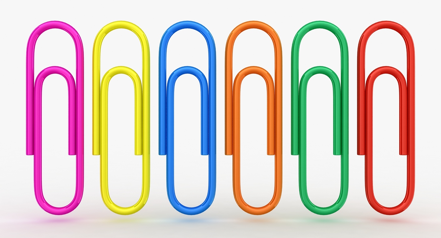 Realistic Paper Clips 3d Model - Turbosquid 1216650