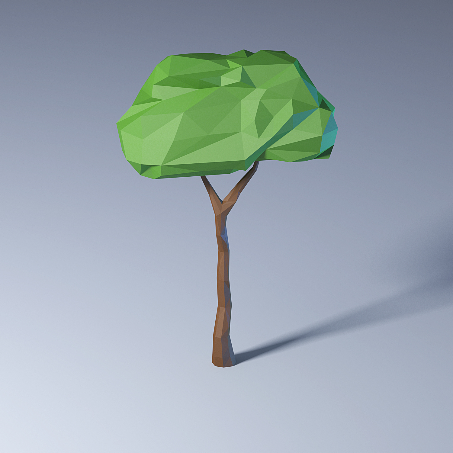 Polygonal trees pack model - TurboSquid 1216696