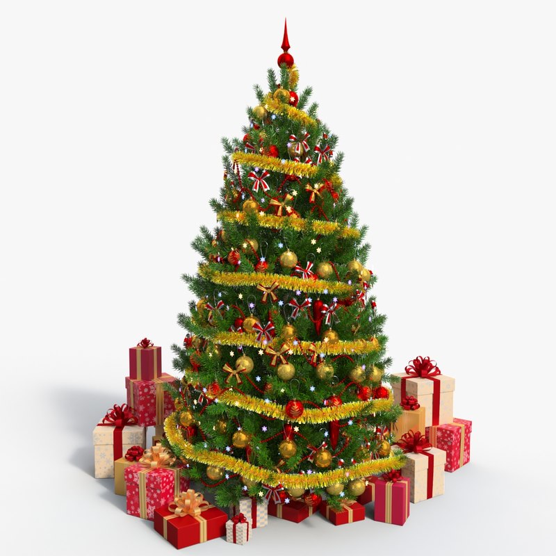 3D christmas tree model TurboSquid 1216713