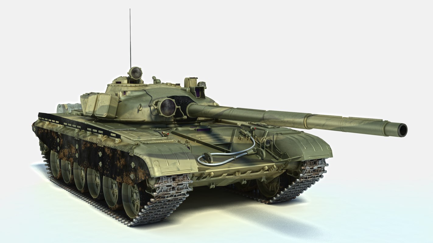 Modelo 3d Tanque De Batalla Principal T 72 Turbosquid