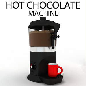 3D model hot chocolate machine