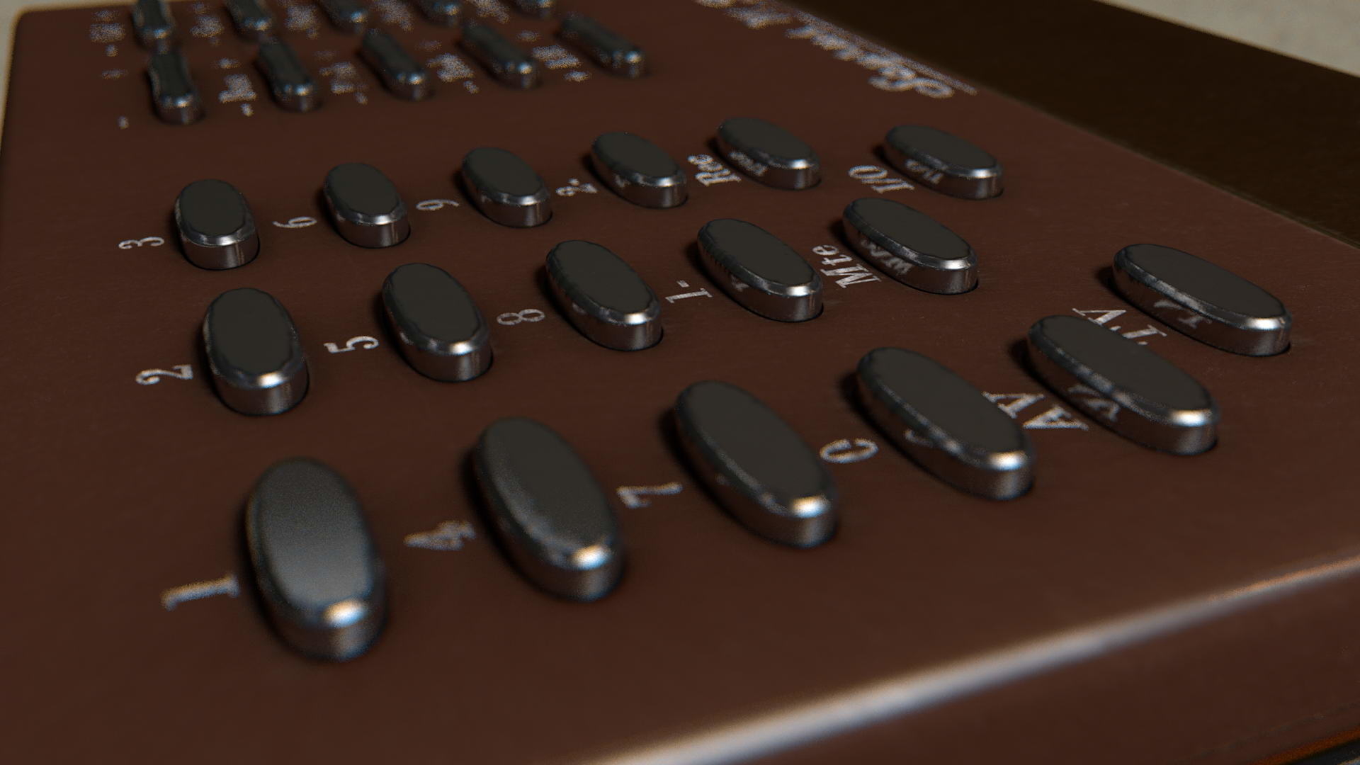 3D vintage tv remote control - TurboSquid 1216785