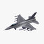 3D f16c fighter republic korea