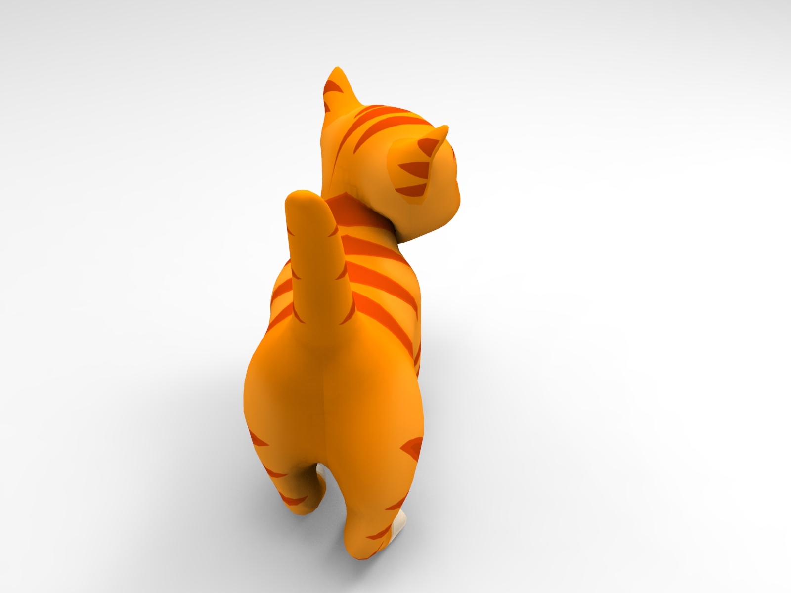 卡通猫动画3d模型