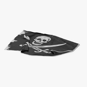 pirate-flag-01---v4 3D