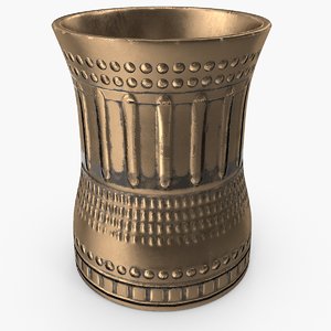 3D ready bronze cup