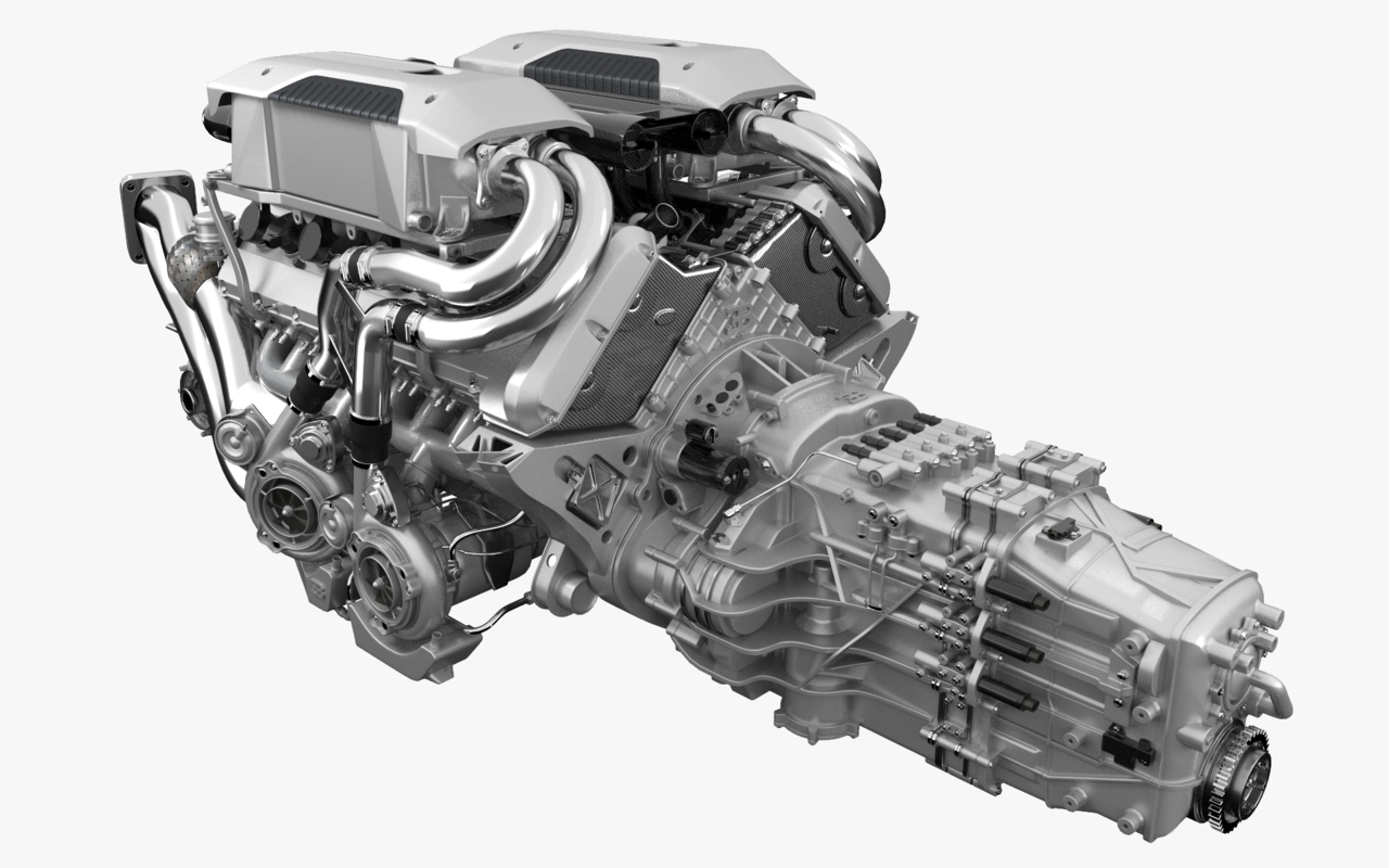 3D bugatti chiron engine model - TurboSquid 1217464