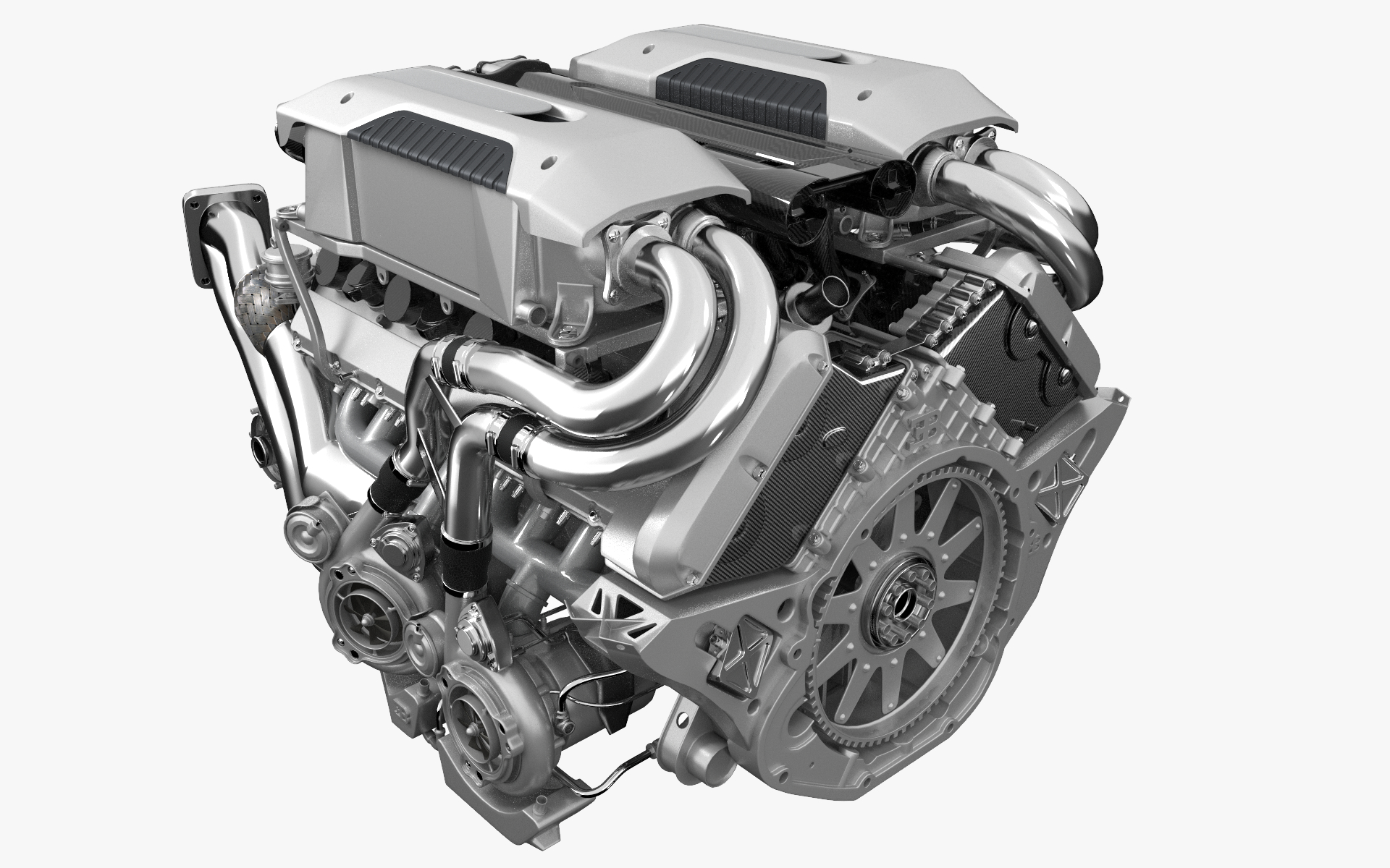 3D bugatti chiron engine model - TurboSquid 1217464