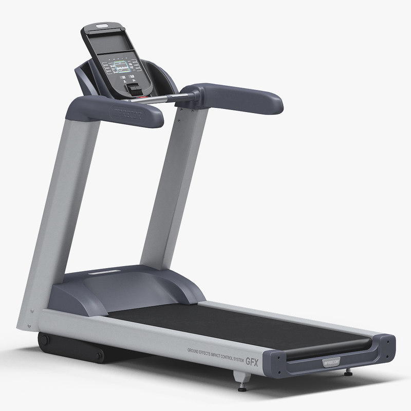 Treadmill precor trm 445 3D model TurboSquid 1217510