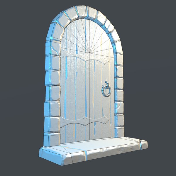 3D medieval castle door - TurboSquid 1217528