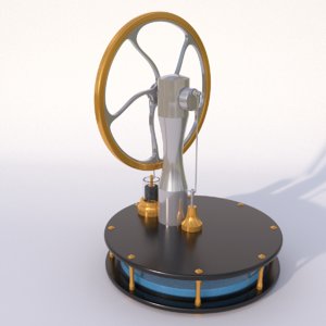 3D model stirling engine