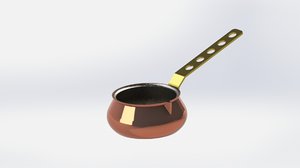 3D pot coffe