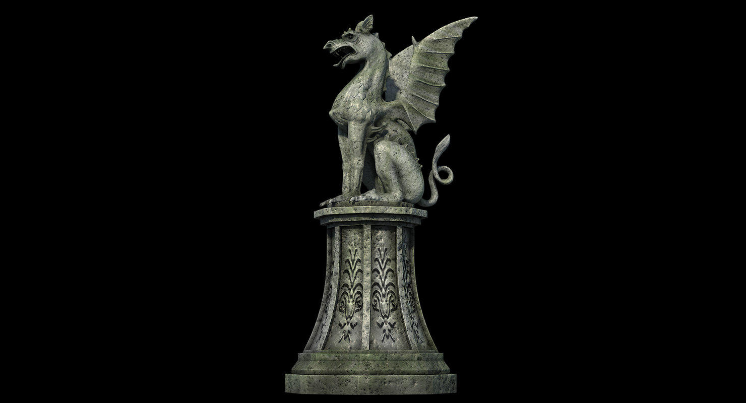 Gothic statue 05 3D - TurboSquid 1217881