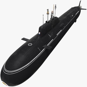 3D k-560 severodvinsk yasen class submarine